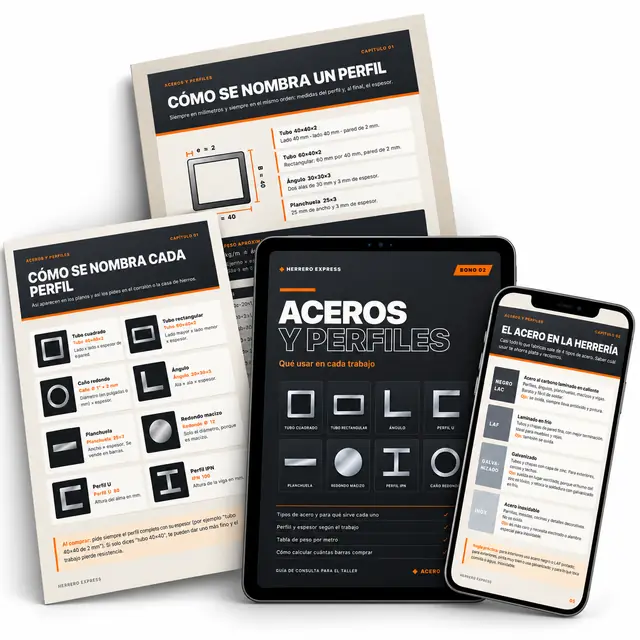 Bono 2: Aceros y Perfiles: Qué Usar en Cada Trabajo
